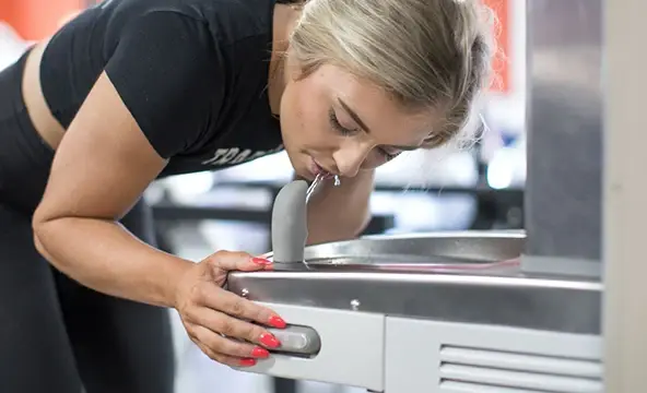 Gym drinking water fountain 1