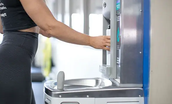 Gym drinking water fountain 2